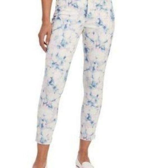 Vintage America Blues Tie Dye High Rise Ankle Skinny Jeans Size 6 NWT - Picture 1 of 9